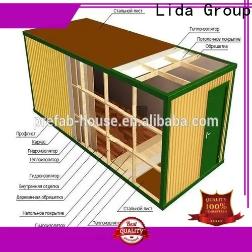 Lida Fabricantes de remodelación de contenedores de envío grupales utilizados como caseta, baño y trastero. 1