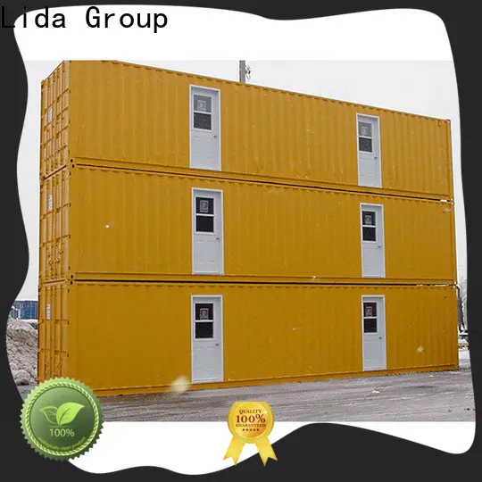 Lida Cajas de envío de metal grupales a la venta, compra a granel, usadas como oficina, sala de reuniones, dormitorio, tienda 1