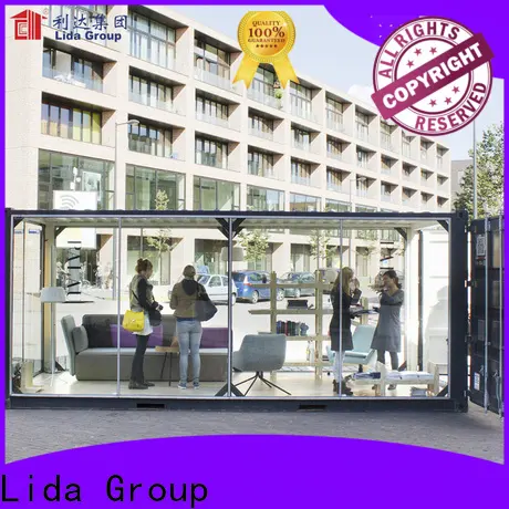 Lida Precios de casas de contenedores marítimos grupales. Proveedores utilizados como oficina, sala de reuniones, dormitorio, tienda. 1