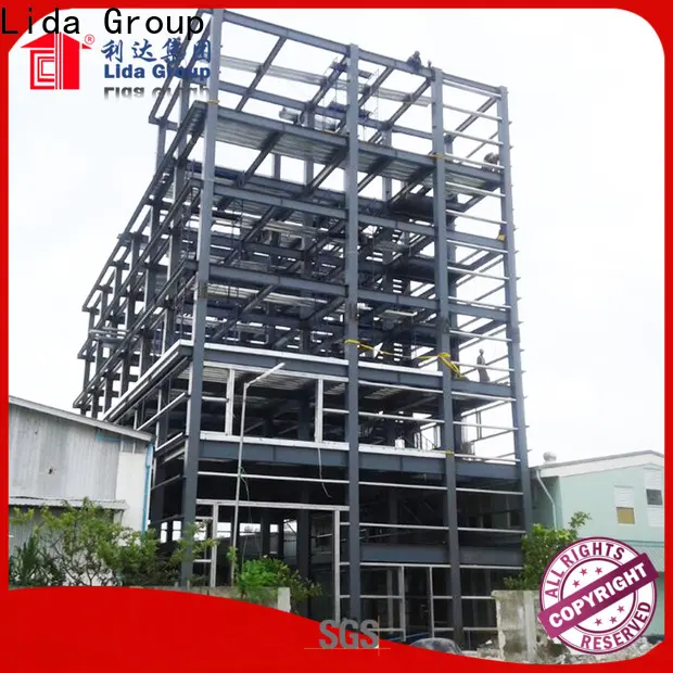 Lida Group steel structure components shipped to business for workshop 1