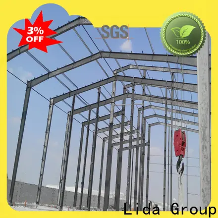 Custom prefab metal warehouse factory used as mid-rise or high-rise steel building 1