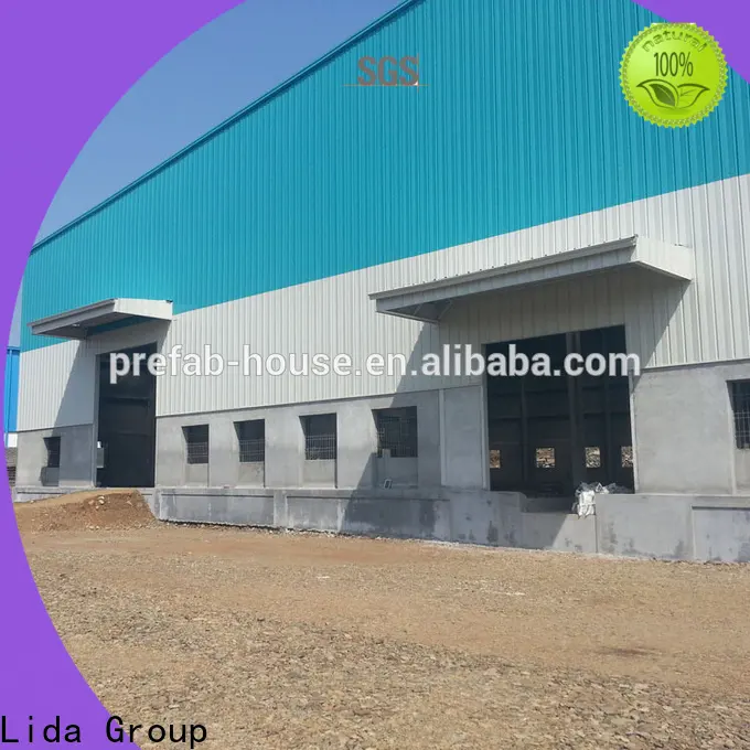 Lida Group High-quality steel frame warehouse construction company used as airport terminal and hangar 1
