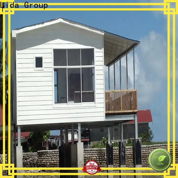 High-quality large prefab homes shipped to business for Kiosk and Booth 1