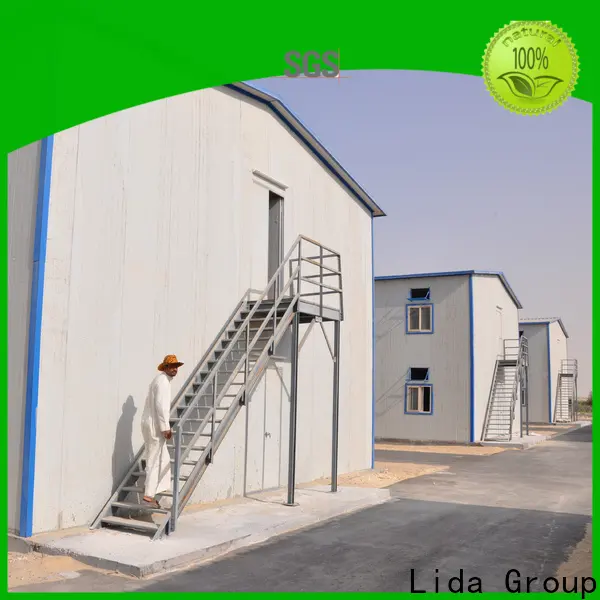 High-quality cheap prefabricated homes shipped to business for staff accommodation 1