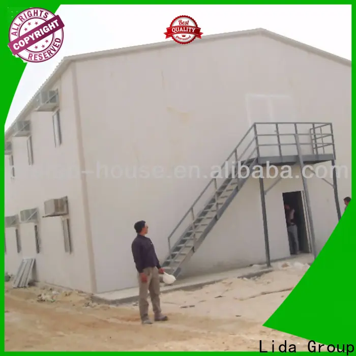 Lida Group prefab house design shipped to business for site office 1