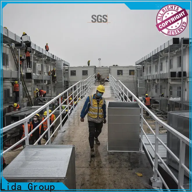 Custom shipping container home manufacturers shipped to business used as kitchen, shower room 1