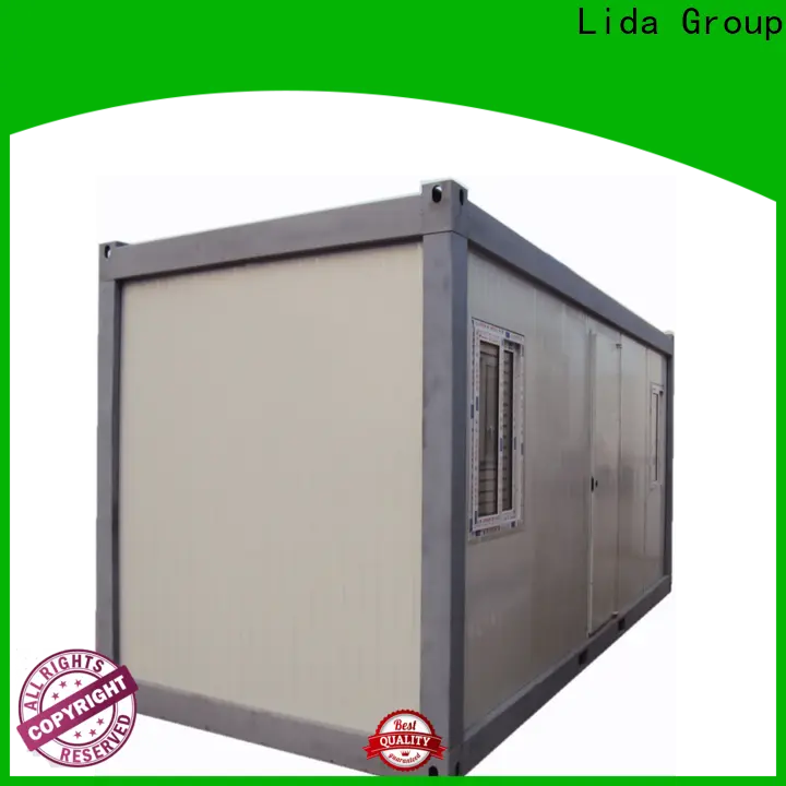 Lida Group old shipping container homes shipped to business used as kitchen, shower room 1