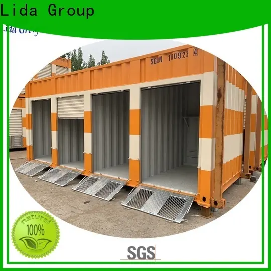 Lida Group prefab container house shipped to business used as booth, toilet, storage room 1