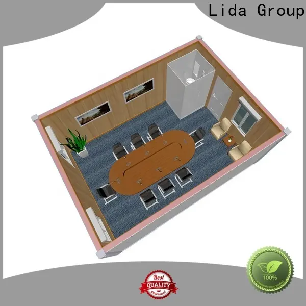 Lida المجموعة أحدث شركة منازل الحاويات الجاهزة المستخدمة كمكتب وغرفة اجتماعات ومهجع ومتجر 1