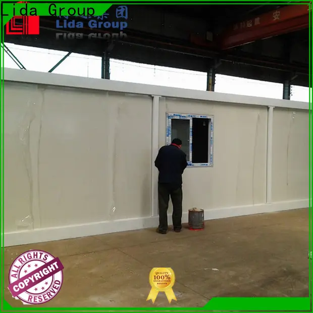 Lida Grupo de fabricantes de casas contenedoras Sealand de alta calidad utilizadas como cocina y cuarto de ducha. 1