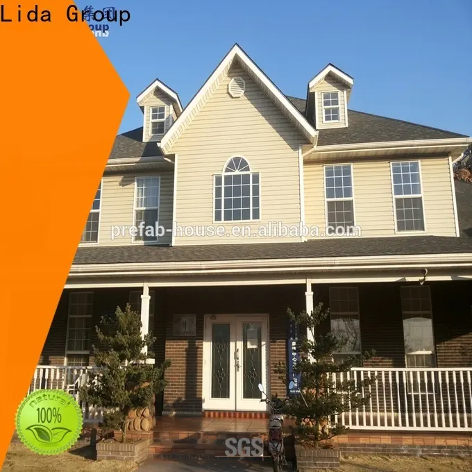 Lida Group steel prefabricated homes Supply used as private villas 1