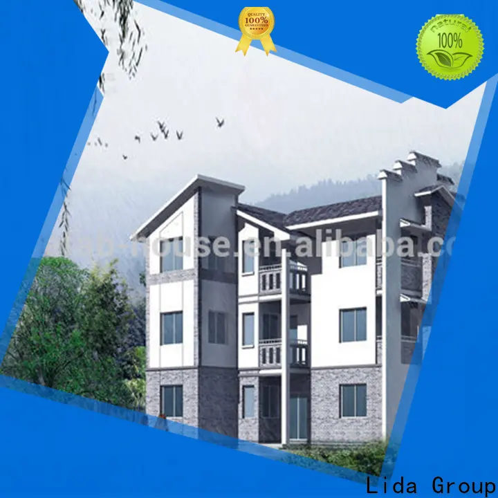 Lida Group prefabricated steel house company used as private villas 1