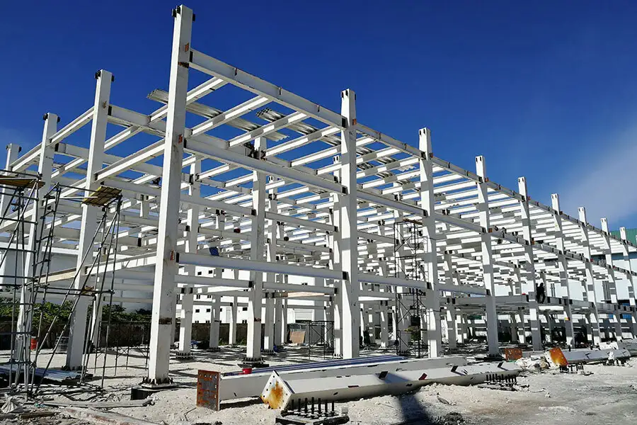 Prefabricated / Prefab Steel Structure Warehouse / Workshop / Construction Building with Economical Design and Best Price-1743390299504625 1