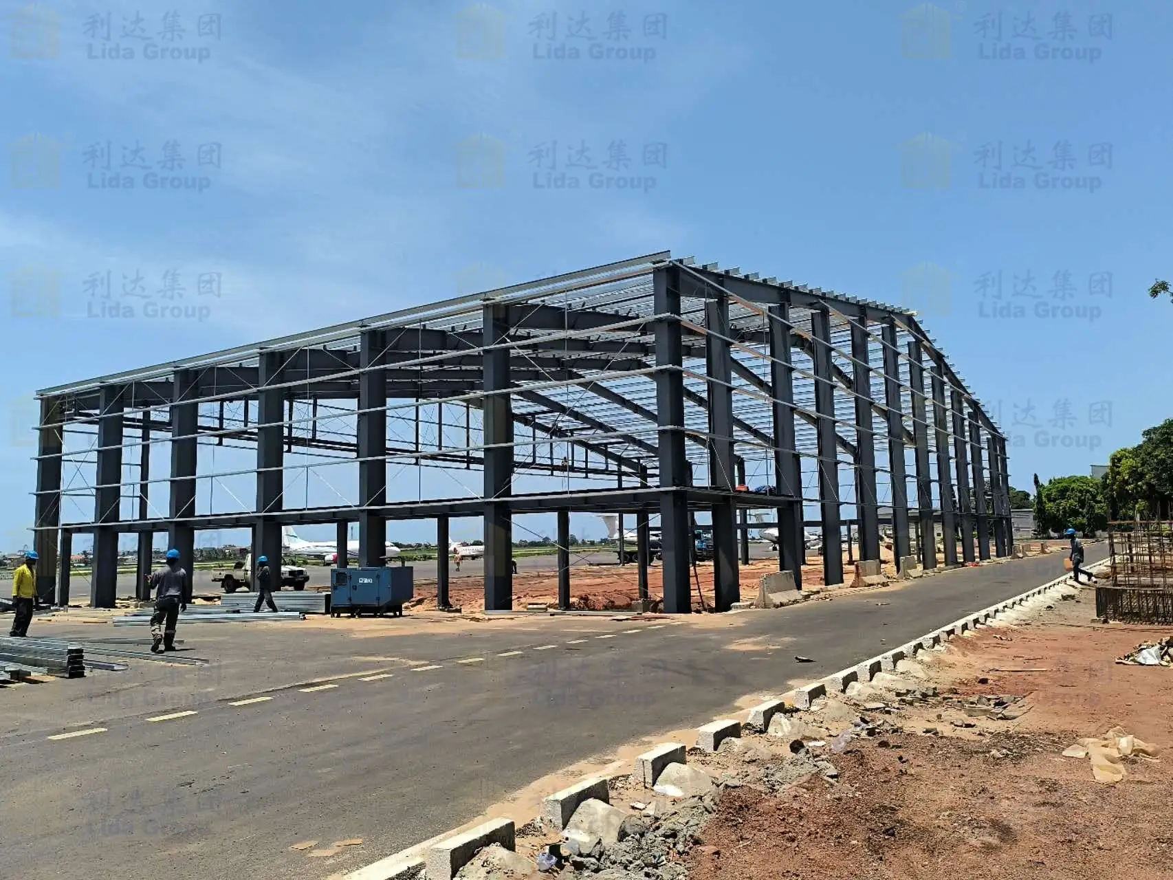 China Steel Structure Building Steel Structure Warehouse Building Hangar Building, Steel Structure Storage Building 1