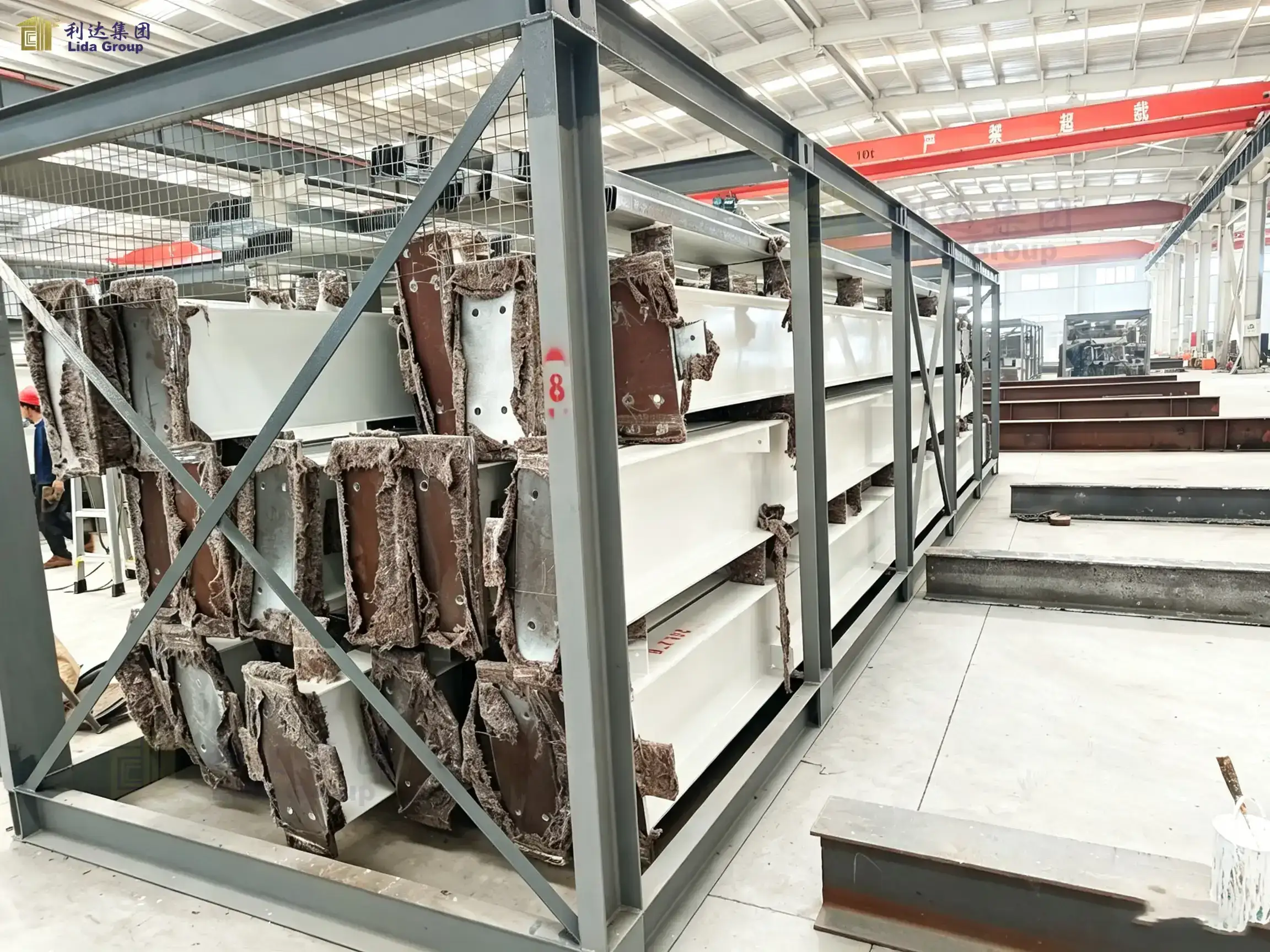 Soluciones de montaje rápido para talleres prefabricados de estructuras de acero 1