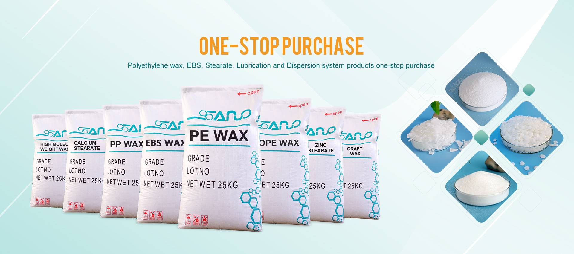 PE wax & EBS wax manufacturers - Sainuo