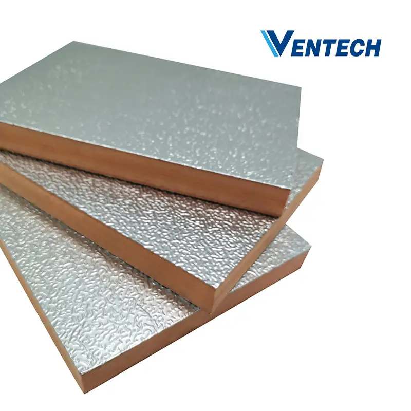 Aluminum foil phenolic foam board thickness 30mm for HVAC air duct 1