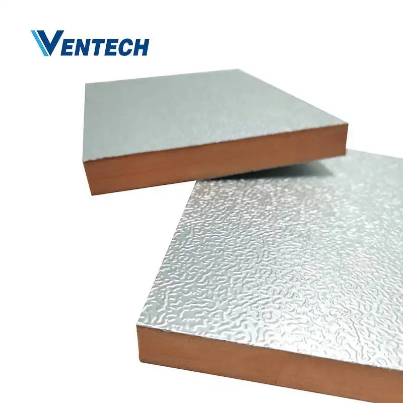Alu foil phenolic pre-insulated duct panel 1