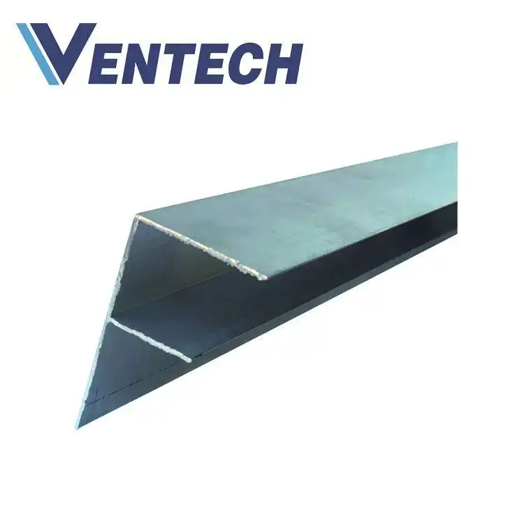 Aluminum F Flange for HVAC phenolic pre insulation air duct panel used 1