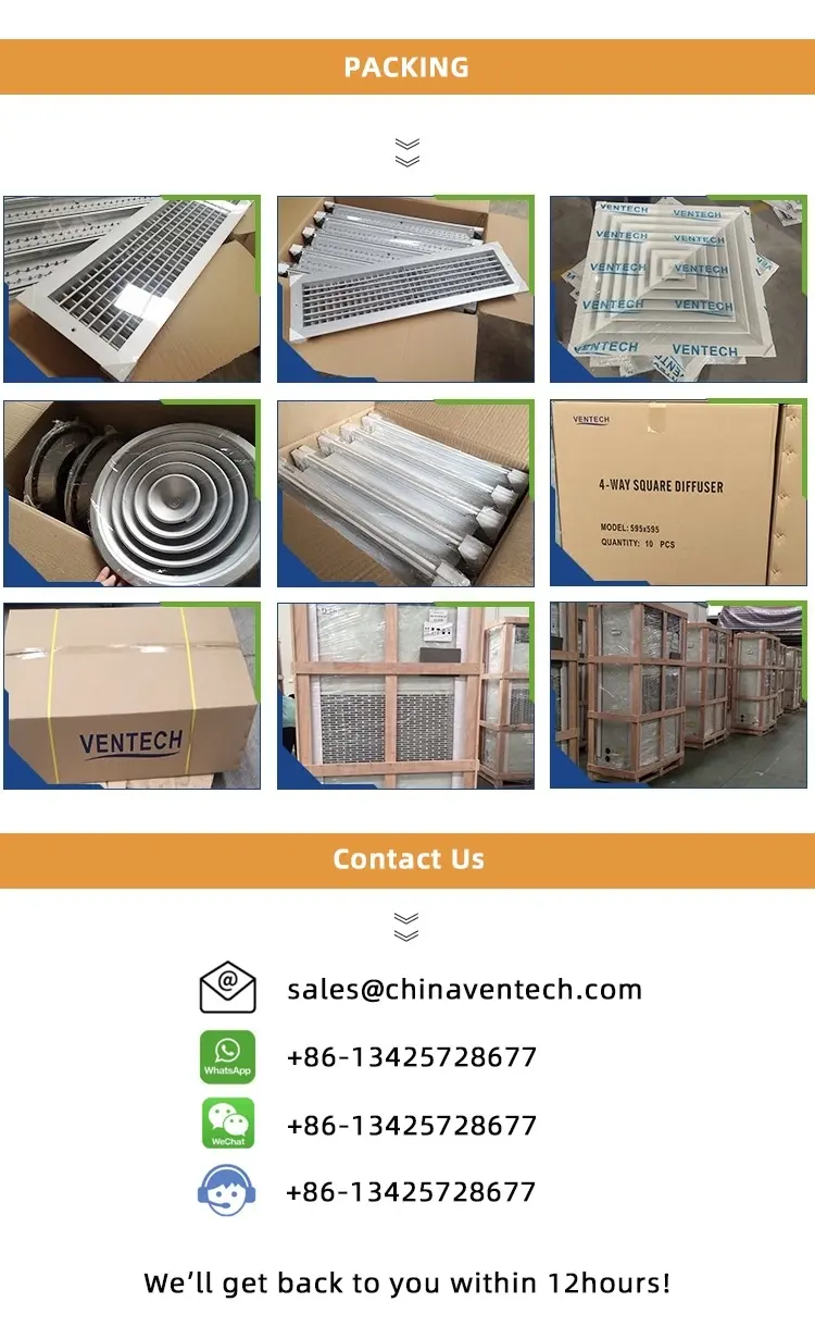 Ventech round supply air diffuser factory 6