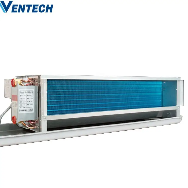 Ventech DC/EC Fan Motor Ceiling Type Water Chilled Concealed Ducted Fan Coil Unit 1