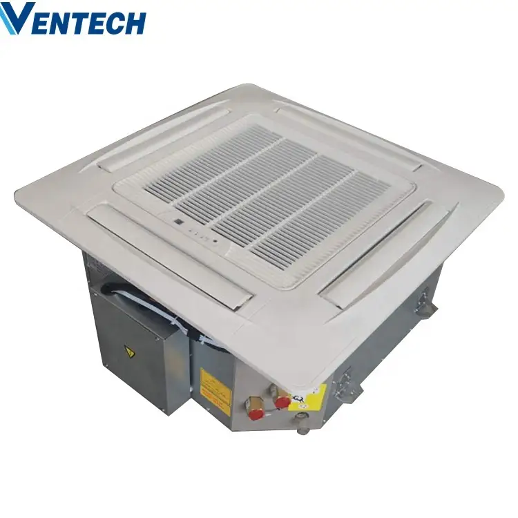 Ventech High Quality Ceiling Mounted Cassette Type Chilled Water Fan Coil Unit FCU 1