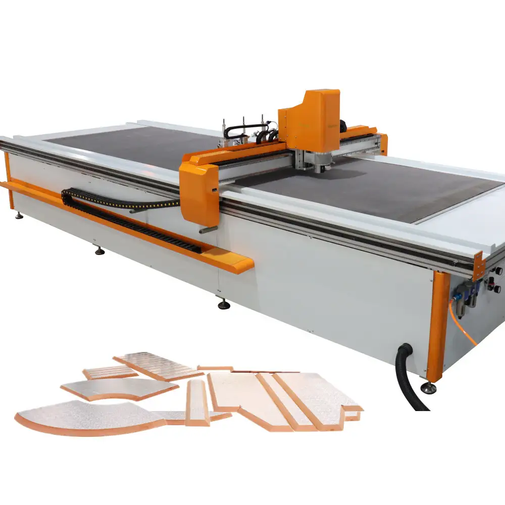 duct fabricate machine for pre insulated duct phenolic cutting 1