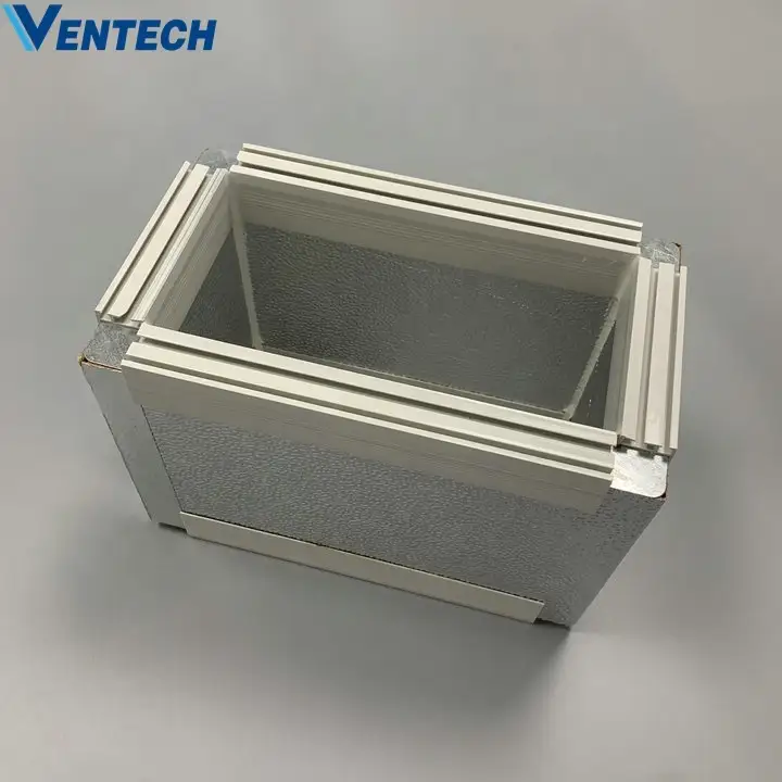 hvac aluminum foil duct self adhesive tape phenolic pre-insulated air duct panel 1