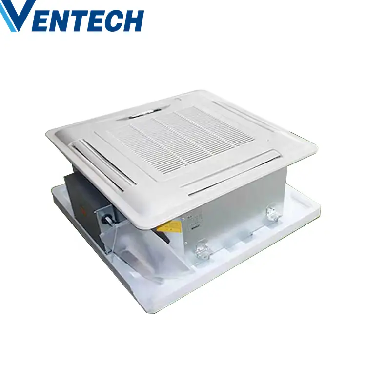 Ventech Factory Produce Ceiling Air Conditioner 4 Way Cassette Fan Coil Unit 1
