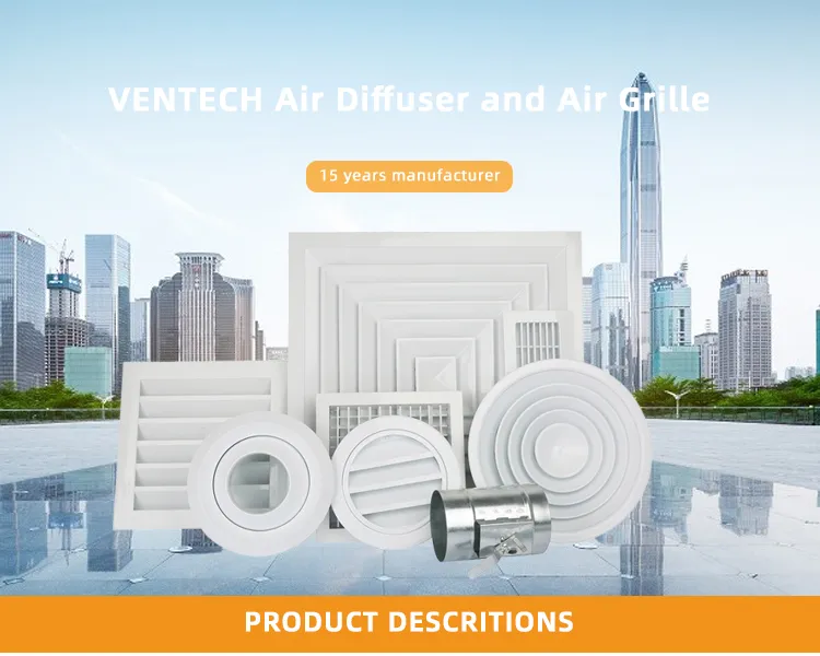 Ventech round supply air diffuser factory 2