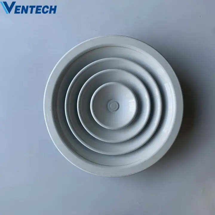 Ventech High Quality Decorative Ceiling Air Conditioning Round Diffusers 1