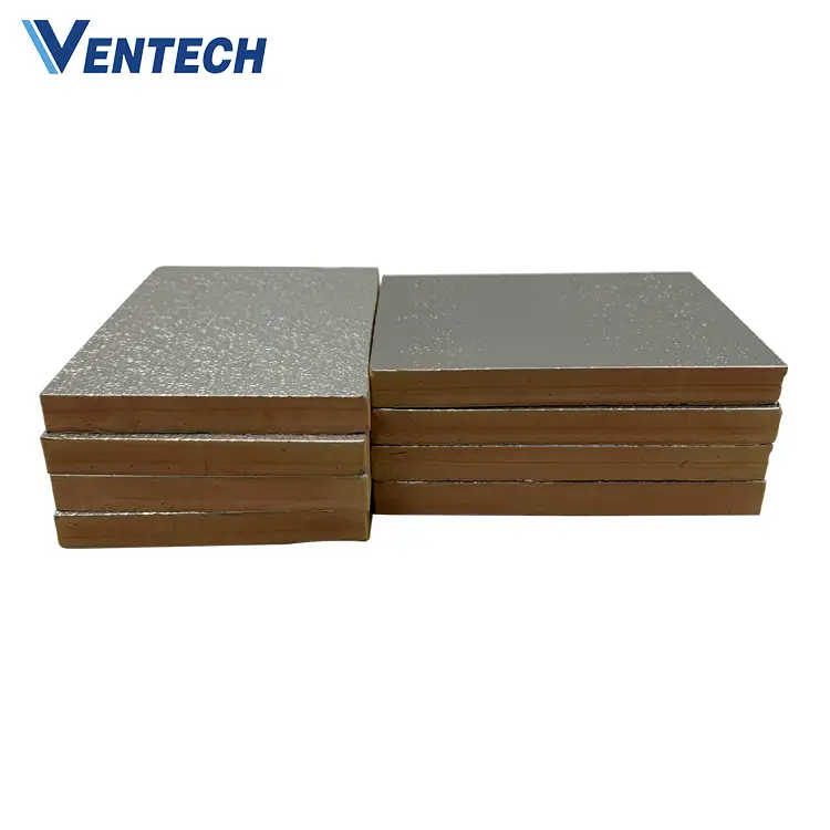 HVAC pre-insulated air duct insulation panel and pre-insulated ac pu pur air duct panel 1