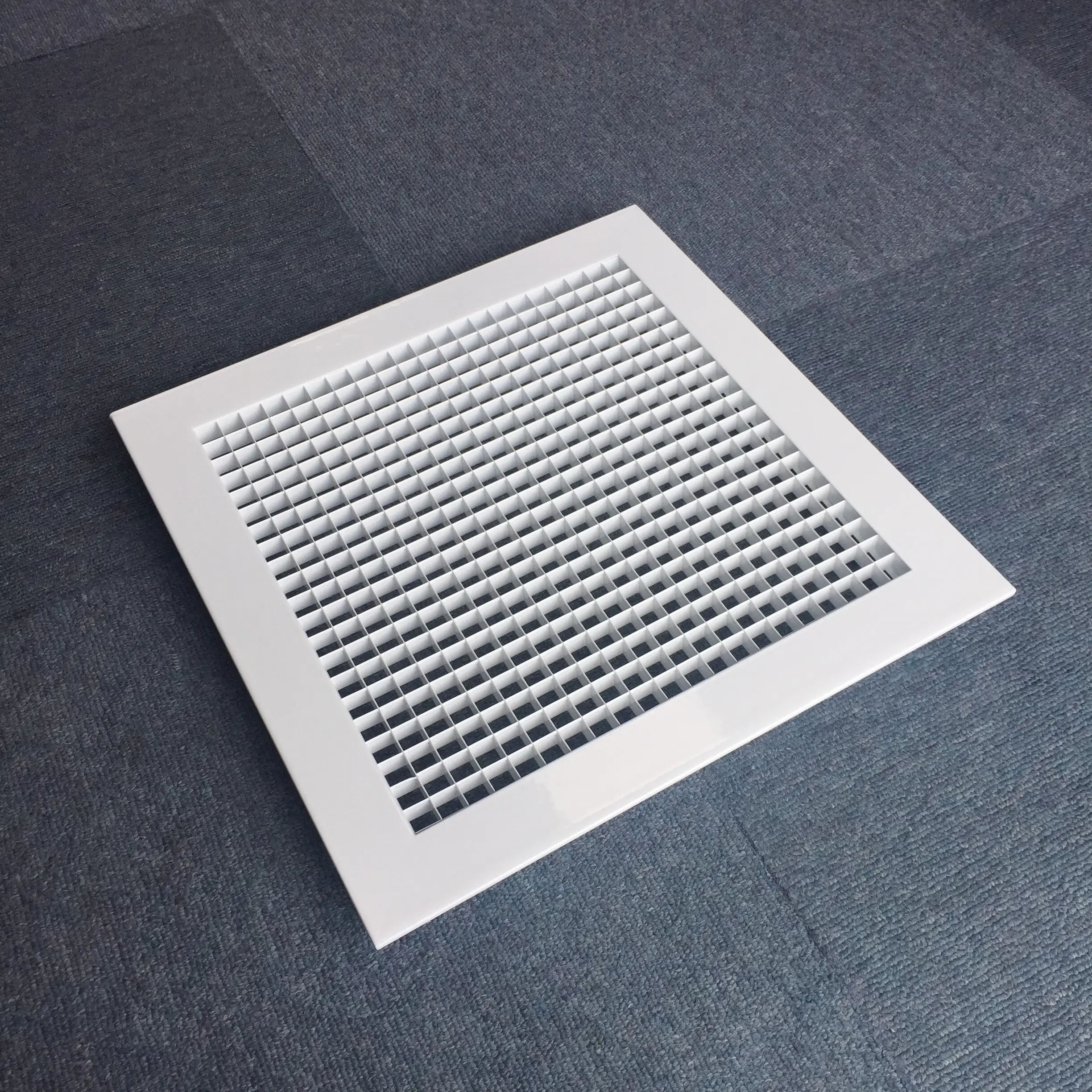 HVAC System Rigid Duct Mounted Exhaust Air 90 Degree Egg Crate Air Grille for Ventilation 1