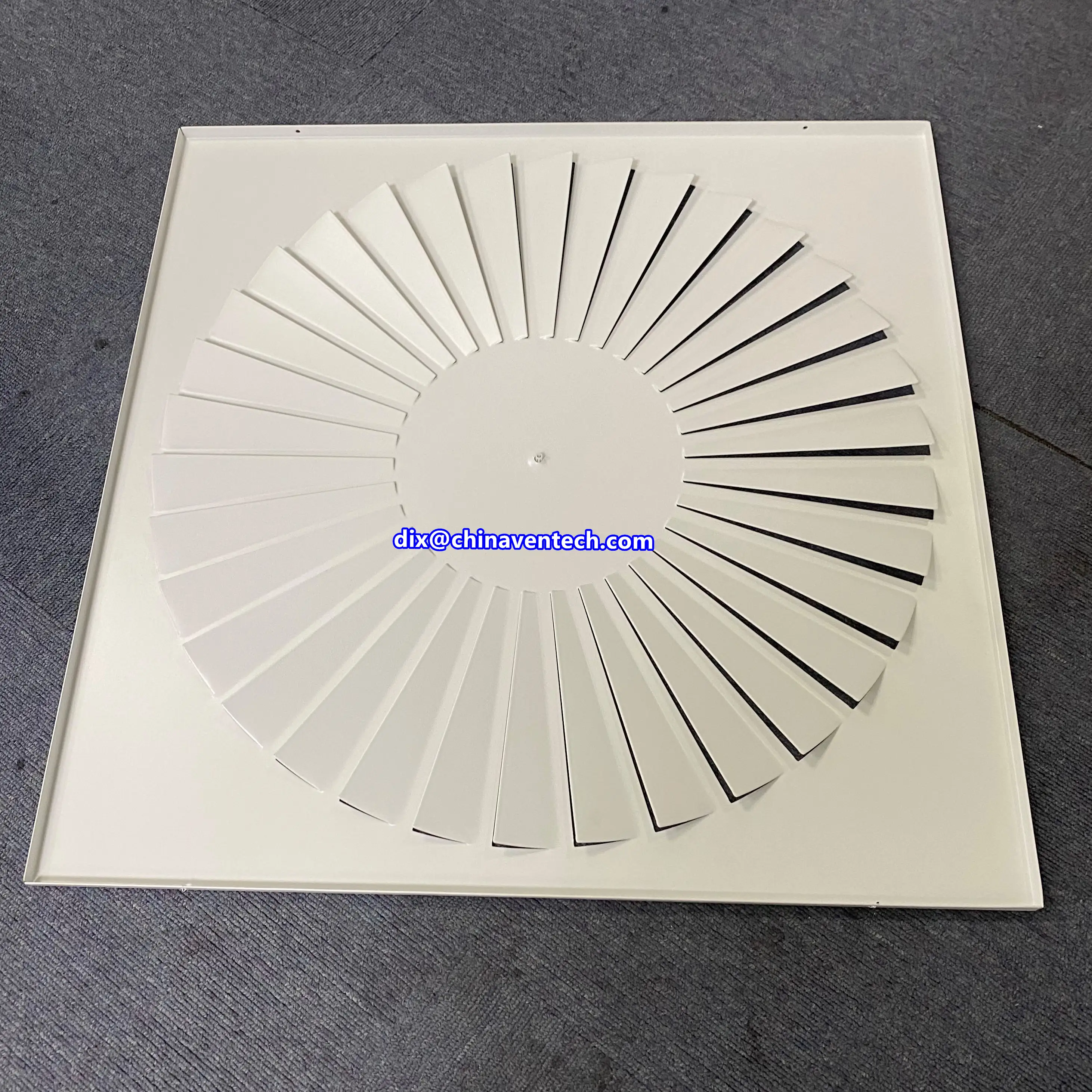 Air Conditioning Vent Covers for Office Ceiling Ventilation Square Swirl Diffuser SD-VA 600x600 1