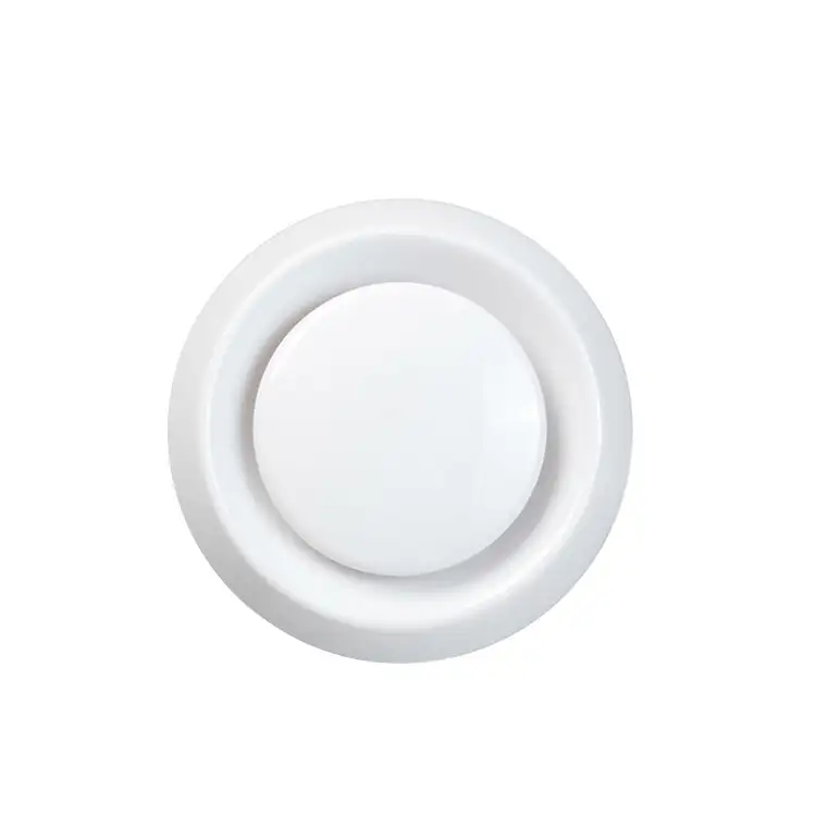 VENTECH High Class Pvc Disc Air Vent Mini Plastic Diffuser Hvac Duct Valves 1
