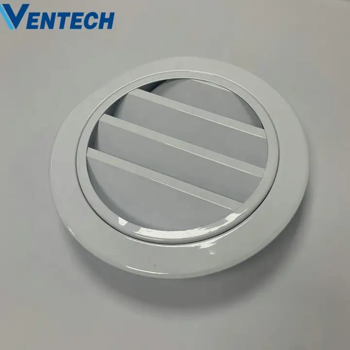 Hvac System Weather Louvered Mesh Covers Wall Vent 1