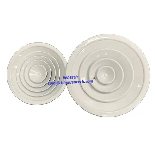 HVAC New Design Round Ceiling  Vent White Supply Air Round Diffuser 1