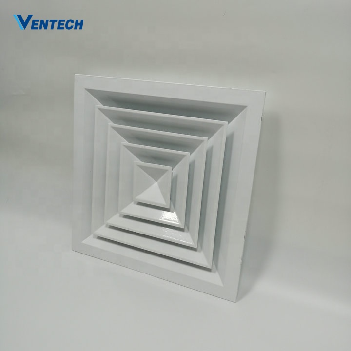 Clips Air Philippines Newest Diffuser for Hvac 3 Way Square-Ventech