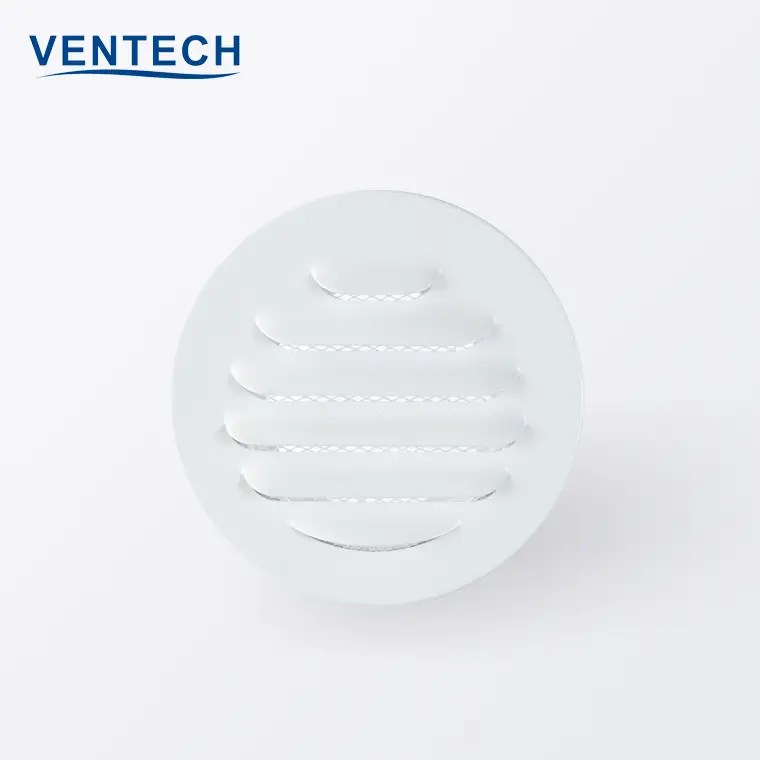 Ventech HVAC Chinese Factory  Ceiling Mounted Aluminum Return Air Round  Weather Louver or Ventilation 1