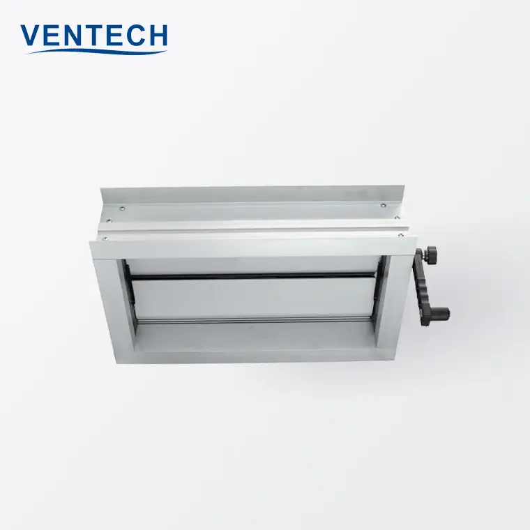 HVAC  High Quality  Aluminum Air Flow Adjustable Manual Volume Control Damper for Ventilation 1