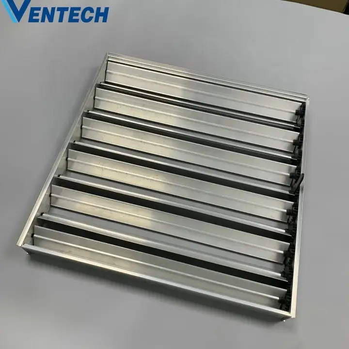 Hvac Aluminum Hvac Air Control Ventilation Adjustable Opposed Blades Damper 1