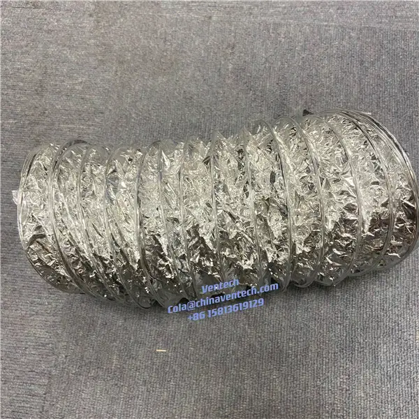 HVAC SYSTEM  Air Conditioning  Aluminum Flexible Non Insulation Round Air Duct for Ventilation 1
