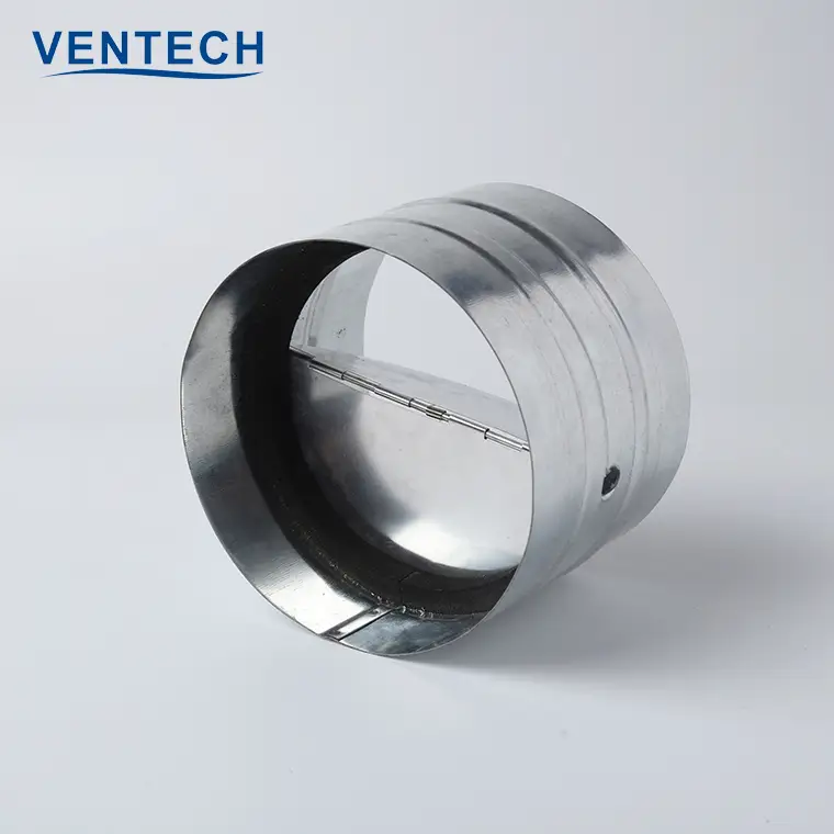 HVAC  Distributor Mill Finished GI Sheet Round Air Damper  for Ventilation 1