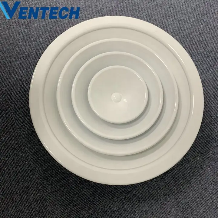 System Hvac Diffusers Round Ceiling Air Vent Diffuser Damper For Ventilation 1