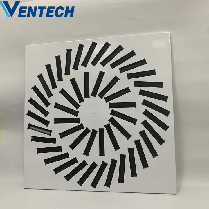 Hvac System Air Vent Heat Registers Adjustable Square Ceiling Diffusers 1