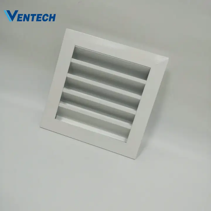 Hvac Roof Fixed Aluminium Waterproof Louver Panel 1