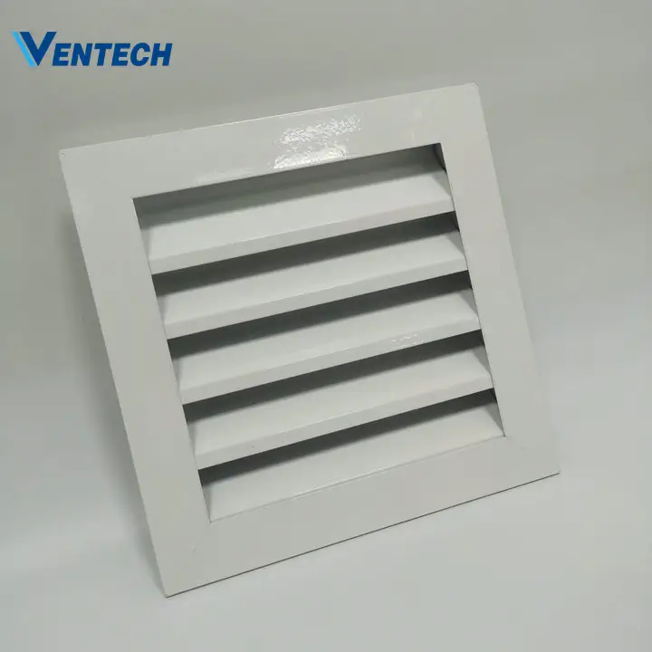 Weatherproof Grille Adjustable Louvers Removable Louver Frame Window 1