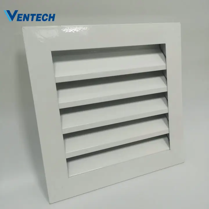 HVAC Aluminum Wall Aluminium Exterior Louver Air Ventilation Weatherproof Louvers 1