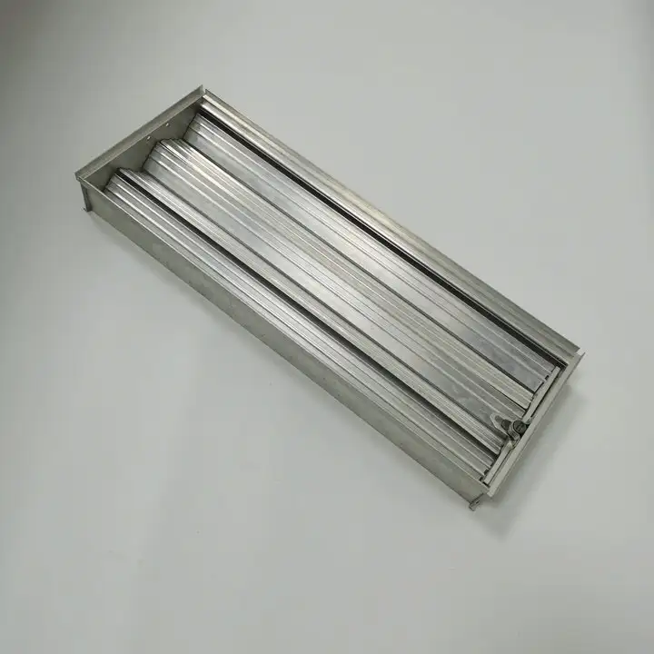 Hvac Adjustable Air Control Aluminum Opposed Blades Damper 1