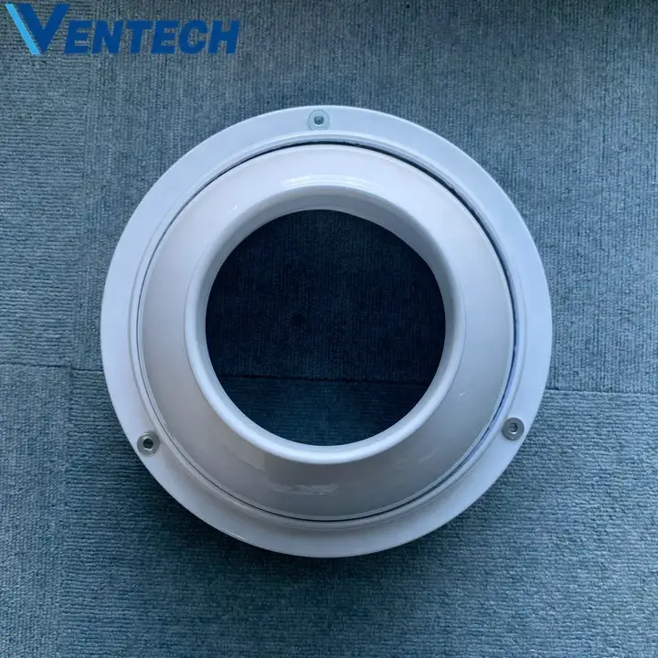 Jet Nozzle Air Diffuser with damper air outlet spherical ceiling diffuser for air conditioner system 1